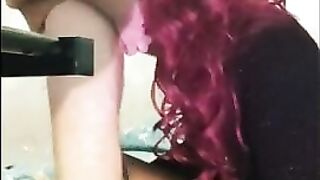 Emma gets well pounded on the sofa
