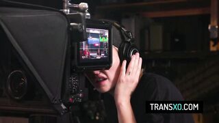 Bodacious Black COUGAR Producer Porked by 2 News Trans Anchors During