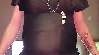 Huge-boobed Sissy Nutting