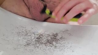Franciscomorenovip - Getting myself heated up and fumbling myself while I trim and boink myself