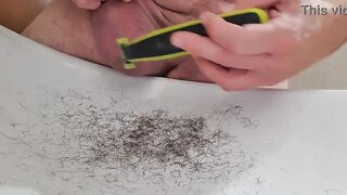 Franciscomorenovip - Getting myself heated up and fumbling myself while I trim and boink myself