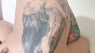 Big-chested Trans Likes BIG BLACK COCK
