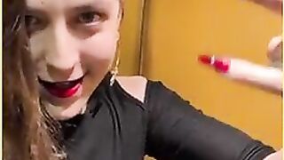 We get stuck in the elevator before going to a kink soiree - VLOG