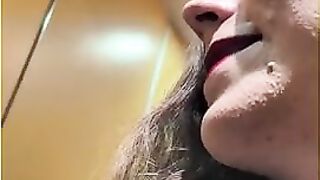 We get stuck in the elevator before going to a kink soiree - VLOG