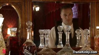 Sexy Jade And Rocky Dark Club Rope Estim Oral Worship And Anal Trans Domination