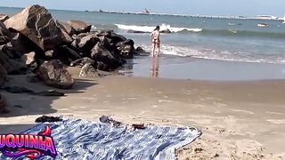On the beach in Fortaleza, I hooked up with a truly sizzling trans nymph.