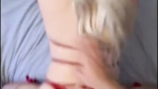 MOLTEN TRANS DEEPTHROATS HARD-ON AND GIVES HER SUCCULENT BUTT