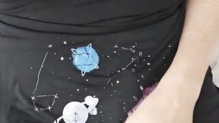 Magnificent trans GIRLFRIEND fuck sticks her gigantic rump and jizzes for you - A2m