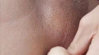 Magnificent trans GIRLFRIEND fuck sticks her gigantic rump and jizzes for you - A2m