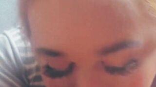 BlowjobqueenTs - Thirsty T-model Fellatio Throating Neighbor's Sonny
