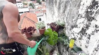 The Gardener Porking The Dominatrix Sabrina Prezotte