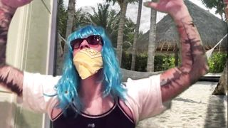 Practising my Striptease